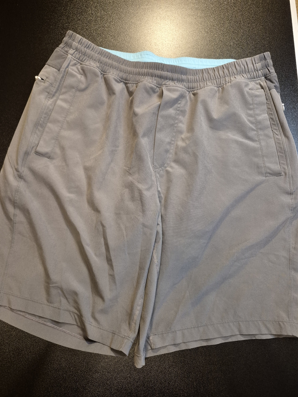 Birddogs Gray Shorts with Light Blue Waistband 2179